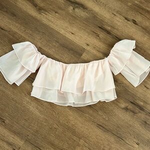 The Post Pink Cropped Top